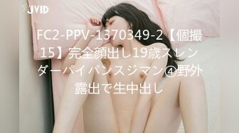 FC2-PPV-1370349-2【個撮15】完全顔出し19歳スレンダーパイパンスジマン④野外露出で生中出し