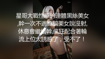 新人妹子，黑丝情趣连体衣服，手指揉穴