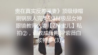 贵在真实反差淫妻》顶级绿帽刷锅狠人完美S身材极品女神眼镜教师人妻【ZM宝儿】私拍②，调教成母狗3P紫薇白浆特多 (3)