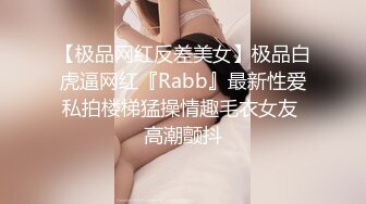 【极品网红反差美女】极品白虎逼网红『Rabb』最新性爱私拍楼梯猛操情趣毛衣女友 高潮颤抖