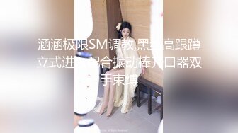 涵涵极限SM调教,黑丝高跟蹲立式进入配合振动棒开口器双手束缚