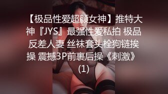 【极品性爱超颜女神】推特大神『JYS』最强性爱私拍 极品反差人妻 丝袜套头栓狗链挨操 震撼3P前裹后操《刺激》 (1)